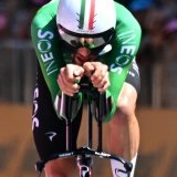 Filippo Ganna a devancé Tadej Pogacar de 29''. KEYSTONE/EPA/LUCA ZENNARO